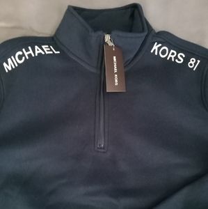 Michael Kors sweater 1/4 zipper XL, Long sleeve